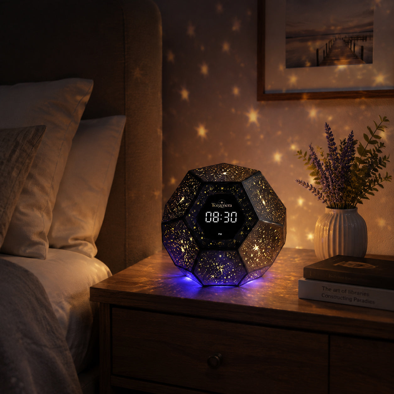 Torgenera Galaxy Crystal Smart Clock Lamp