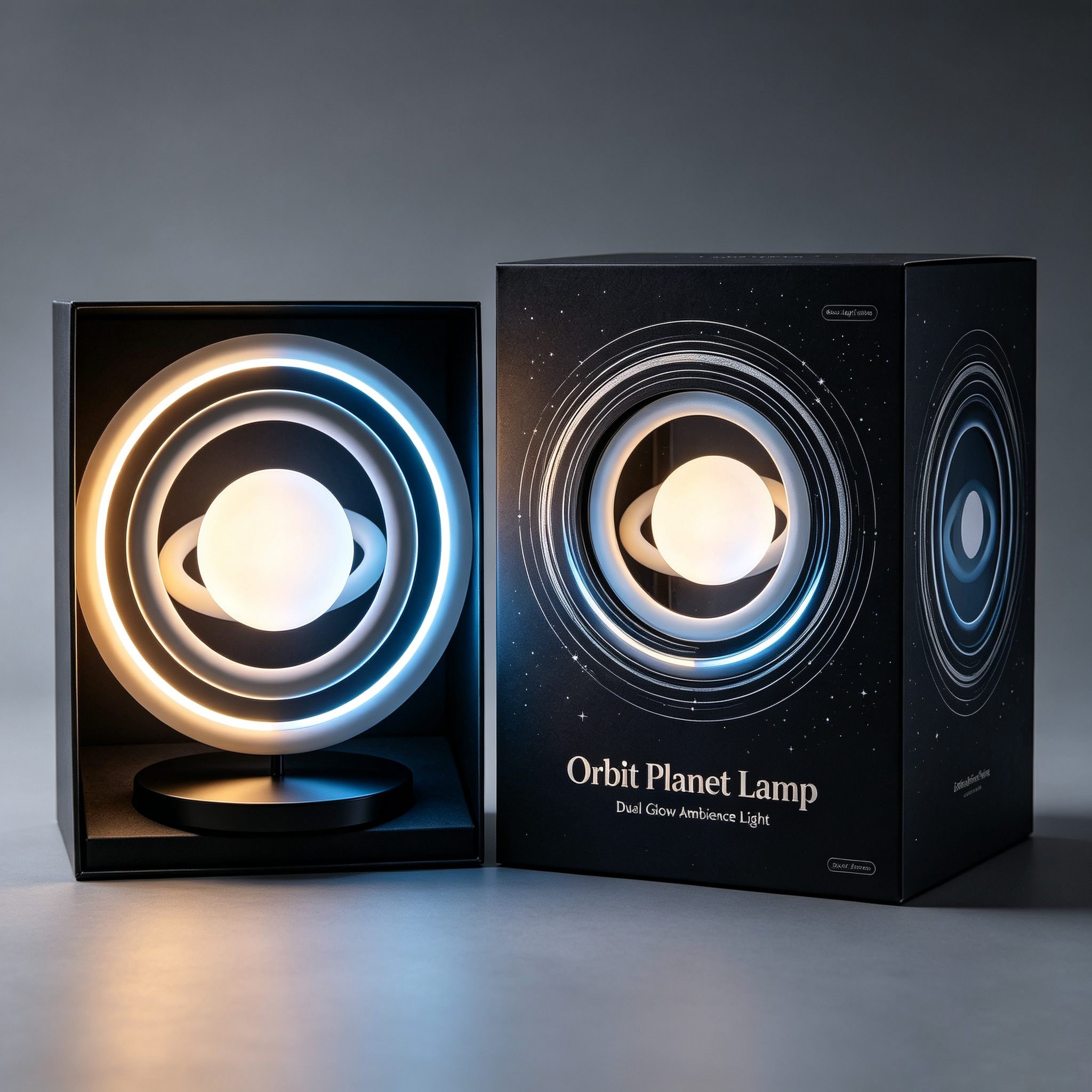 Cosmic Planetary Ring Table Lamp