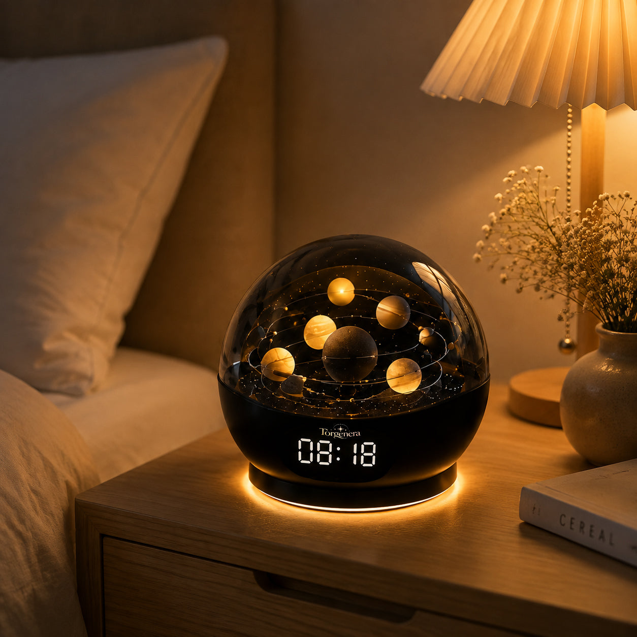 Torgenera Galaxy Projection Alarm Clock