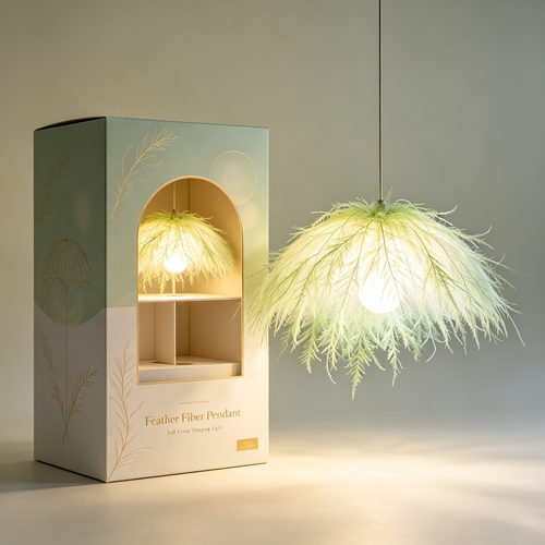 Creative Fern Foliage Hanging Lamp