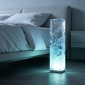 Ice Crack Resin Floor Lamp