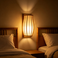 Lantern Shape Linen Shade Wall Lamp