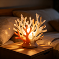 Gradient Coral Shape Ceramic Table Lamp