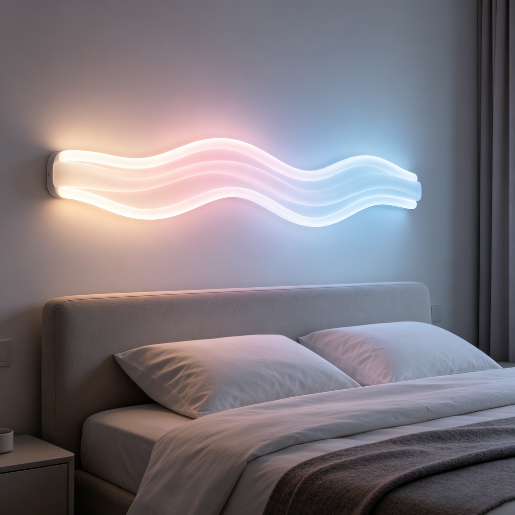 Modern Curved Wave Shape Wall Light