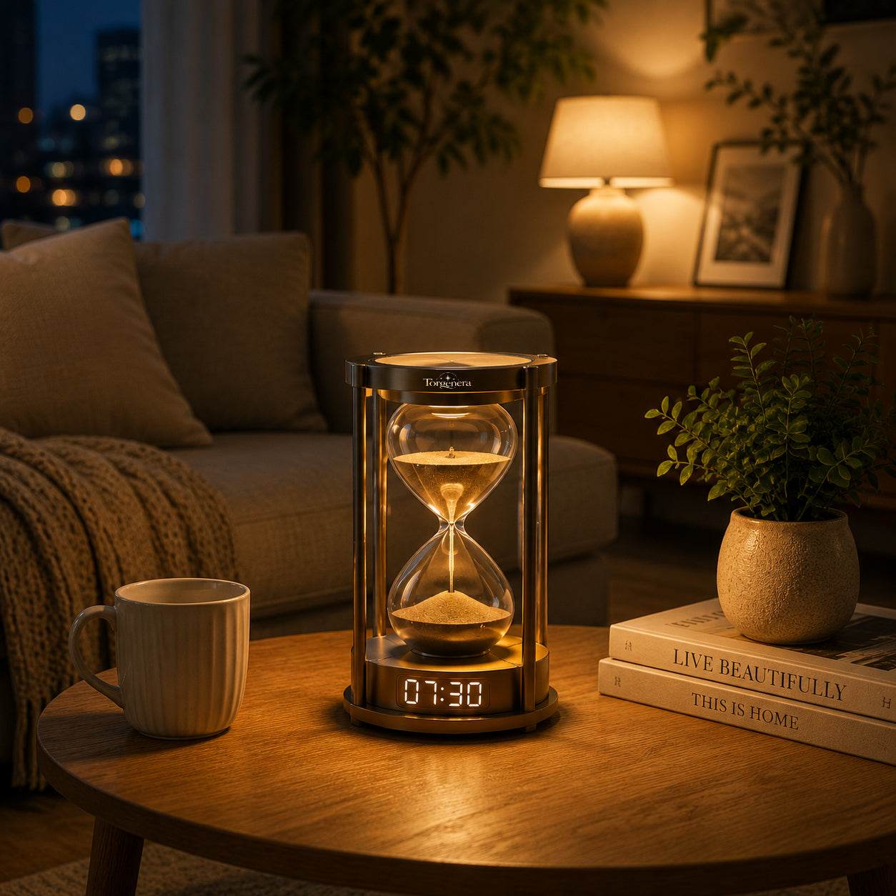 Torgenera Eternal Hourglass Smart Clock Lamp