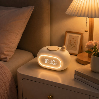 Smart LED Alarm Clock with Ambient Night Light