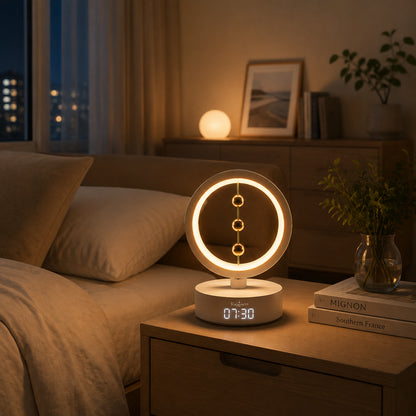Torgenera Halo Ring Smart Alarm Clock Lamp